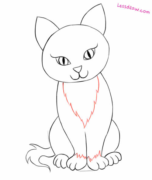 Как нарисовать кошку. ✓Поэтапное рисование для начинающих -  Risovat-Prosto.Ru