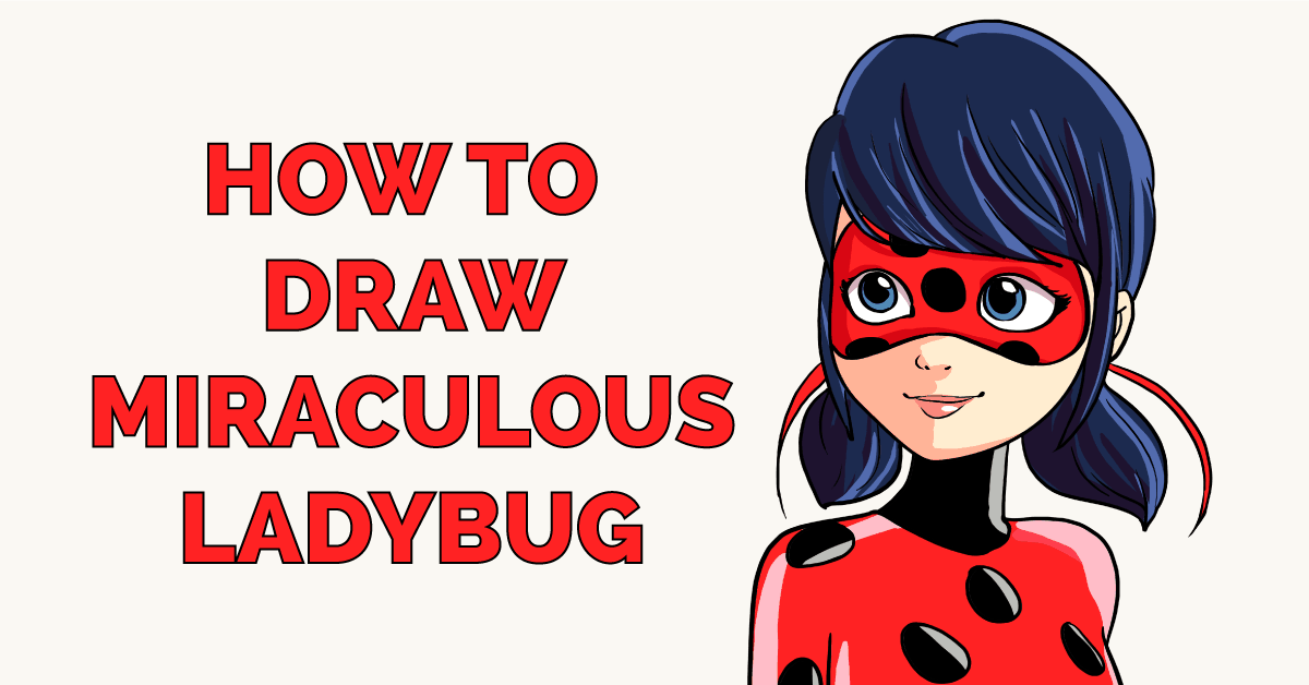 how to draw Miraculous Ladybug 