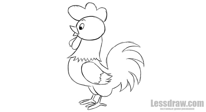 Рисунок цыплёнка
